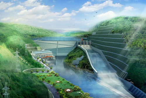 红塔老挝南塔河1号水电站项目